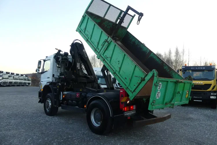 Mercedes AXOR 1828 4x4 / WYWROTKA + HDS HIAB 10.3 m / SKŁADANY W Z / zdjęcie 5