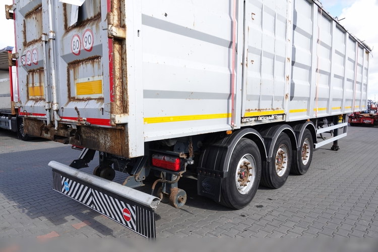 BODEX / WYWROTKA 65 M3 / STALOWA / DO ZŁOMU / OŚ PODNOSZONA / DRZWI BOCZNE / 2018 ROK zdjęcie 13