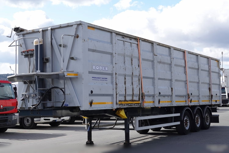 BODEX / WYWROTKA 65 M3 / STALOWA / DO ZŁOMU / OŚ PODNOSZONA / DRZWI BOCZNE / 2018 ROK zdjęcie 2