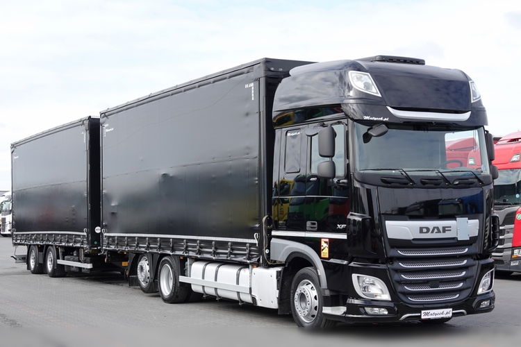 DAF XF 480 / ZESTAW TANDEM / 120 M3 / PRZEJAZDOWY / KLIMA POSTOJOWA / 2019 ROK / PO KONTRAKCIE SERWISOWYM /  zdjęcie 10