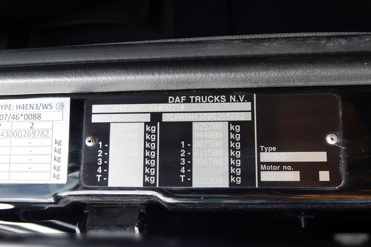 DAF XF 480 / ZESTAW TANDEM / 120 M3 / PRZEJAZDOWY / KLIMA POSTOJOWA / 2019 ROK / PO KONTRAKCIE SERWISOWYM /  zdjęcie 63