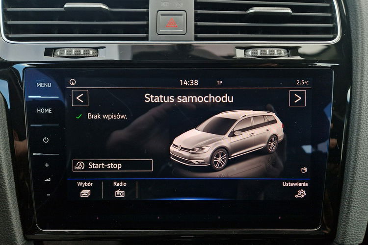 Volkswagen Golf Polski Salon 1 Właściciel Pełen Serwis ASO 2KompletyOpon Bardzo Bogaty zdjęcie 17