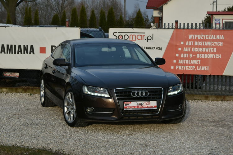 Audi A5 Sportback 1.8TFSi 160KM Manual 2010r. BiX LED 18" TEMPOMAT zdjęcie 14