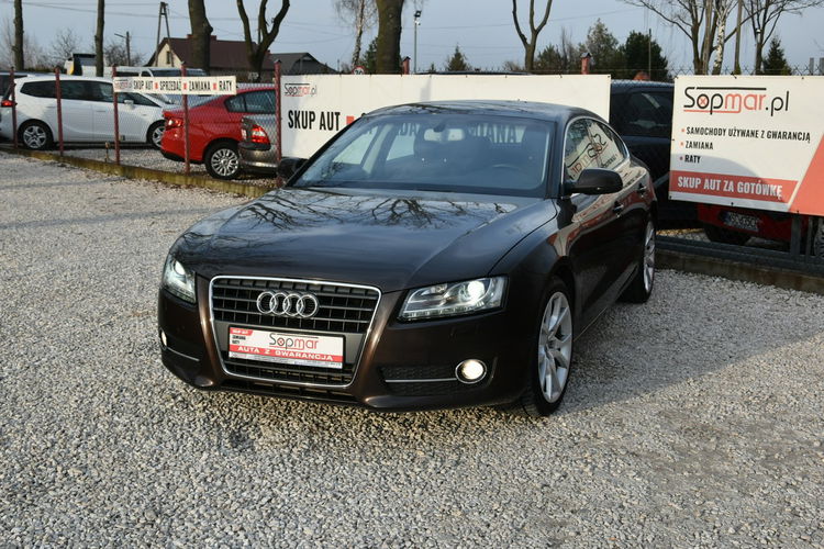 Audi A5 Sportback 1.8TFSi 160KM Manual 2010r. BiX LED 18" TEMPOMAT zdjęcie 15