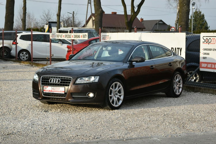 Audi A5 Sportback 1.8TFSi 160KM Manual 2010r. BiX LED 18" TEMPOMAT zdjęcie 2