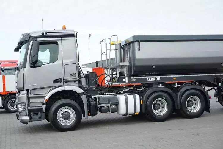 Mercedes AROCS / 2645 / E 6 / ACC / 6 X 6 / + NACZEPA WYWROTKA / RETARDER zdjęcie 35