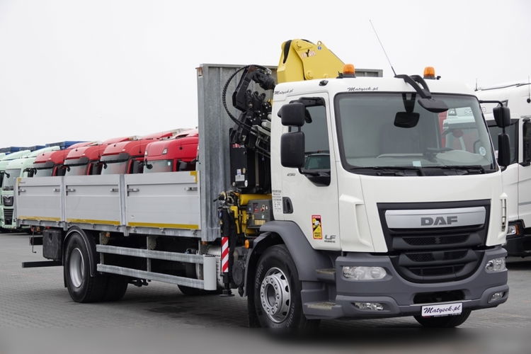 DAF LF 250 / 4X2 / SKRZYNIOWY - 7.30 + HDS HYVA HB 150XE3 / STEROWANIE RADIOWE / ROTATOR / MAX UDŹWIG: 5200 KG / EURO 6  zdjęcie 13