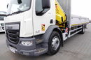 DAF LF 250 / 4X2 / SKRZYNIOWY - 7.30 + HDS HYVA HB 150XE3 / STEROWANIE RADIOWE / ROTATOR / MAX UDŹWIG: 5200 KG / EURO 6  zdjęcie 15