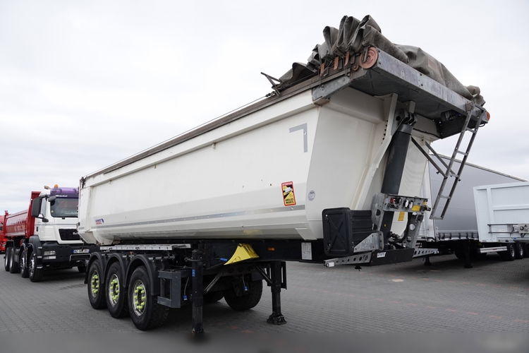 Schmitz / WYWROTKA 28 M3 / STALOWA / HP / AUTOMATYCZNIE ZSUWANY DACH / OŚ PODNOSZONA / 2021 ROK  zdjęcie 1