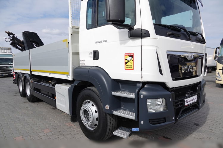 MAN TGS 26.320 / 6X4 / SKRZYNIOWY 6.5 M + HDS HIAB 188 BS-3 / MAX UDŹWIG: 5000 KG / STEROWANIE RADIOWE / ROTATOR / EURO 6  zdjęcie 13