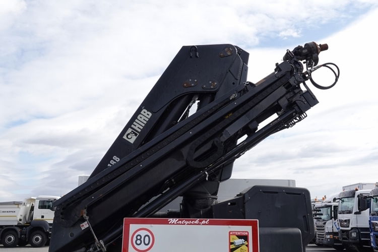 MAN TGS 26.320 / 6X4 / SKRZYNIOWY 6.5 M + HDS HIAB 188 BS-3 / MAX UDŹWIG: 5000 KG / STEROWANIE RADIOWE / ROTATOR / EURO 6  zdjęcie 18