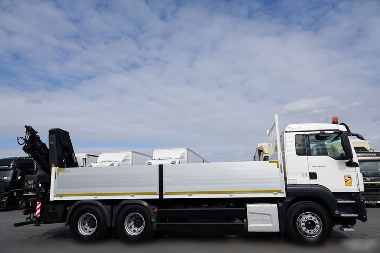 MAN TGS 26.320 / 6X4 / SKRZYNIOWY 6.5 M + HDS HIAB 188 BS-3 / MAX UDŹWIG: 5000 KG / STEROWANIE RADIOWE / ROTATOR / EURO 6  zdjęcie 20