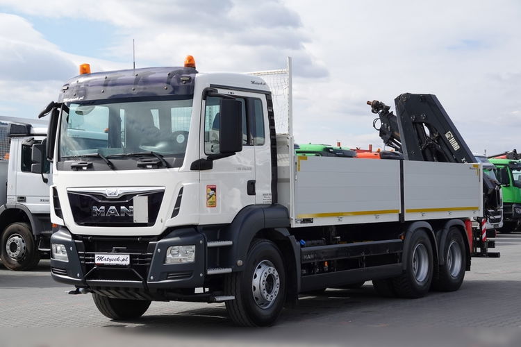 MAN TGS 26.320 / 6X4 / SKRZYNIOWY 6.5 M + HDS HIAB 188 BS-3 / MAX UDŹWIG: 5000 KG / STEROWANIE RADIOWE / ROTATOR / EURO 6  zdjęcie 8