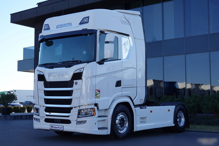 Scania S 450 / RETARDER / KLIMA POSTOJOWA / ALUFELGI / HYDRAULIKA / PO KONTRAKCIE SERWISOWYM  zdjęcie 4