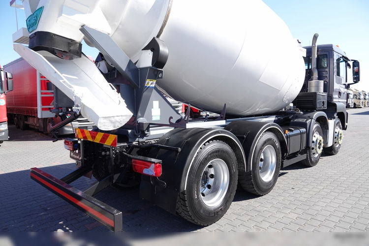MAN TGS 32.420 / 8X4 / BETONOMIESZARKA 9 M3 / 2020 ROK / 56 TYŚ. KM ! zdjęcie 17