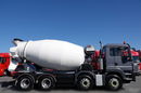 MAN TGS 32.420 / 8X4 / BETONOMIESZARKA 9 M3 / 2020 ROK / 56 TYŚ. KM ! zdjęcie 18