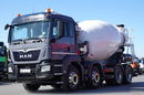 MAN TGS 32.420 / 8X4 / BETONOMIESZARKA 9 M3 / 2020 ROK / 56 TYŚ. KM ! zdjęcie 3