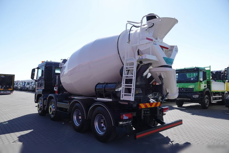 MAN TGS 32.420 / 8X4 / BETONOMIESZARKA 9 M3 / 2020 ROK / 56 TYŚ. KM ! zdjęcie 5