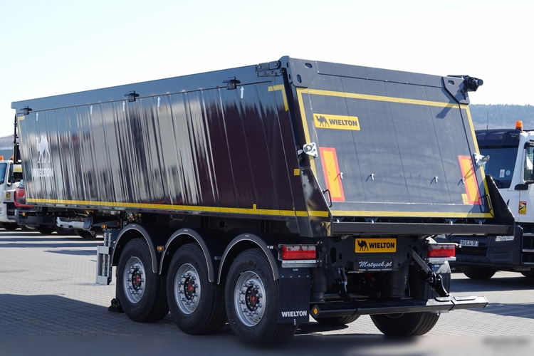 Wielton / WYWROTKA ALUMINIOWA 28 M3 / FABRYCZNIE NOWA 2025 ROK / WAGA: 5200KG / OŚ PODNOSZONA / DOSTĘPNA OD RĘKI zdjęcie 5