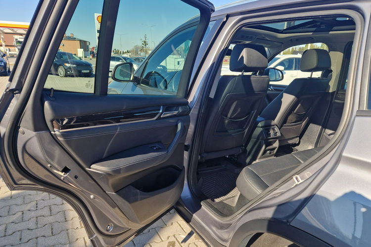 BMW X3 Panorama Ele.Klapa Podgrz.Fotele x4 Skóra PamięćFoteli Stan Wzorowy zdjęcie 27
