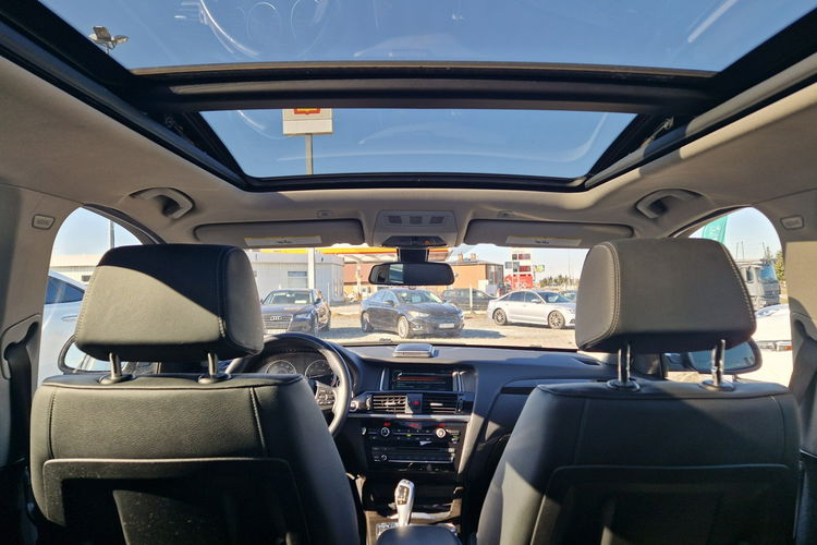 BMW X3 Panorama Ele.Klapa Podgrz.Fotele x4 Skóra PamięćFoteli Stan Wzorowy zdjęcie 33