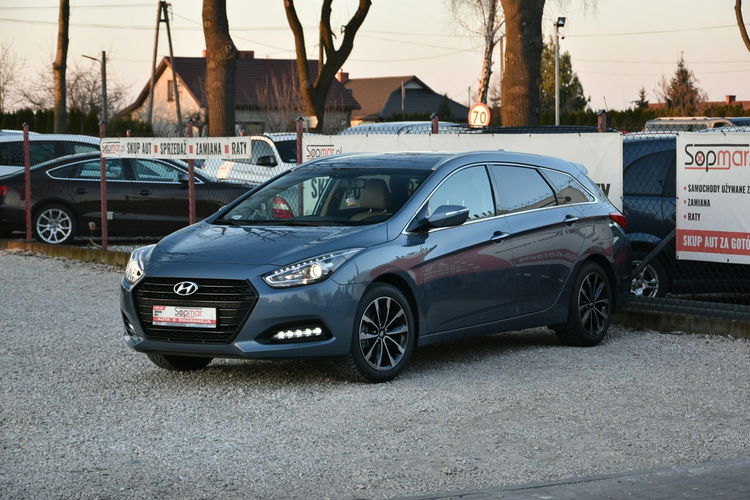 Hyundai i40 1.7CRDi 116KM 2016r. niski przebieg 134tkm LED zdjęcie 3