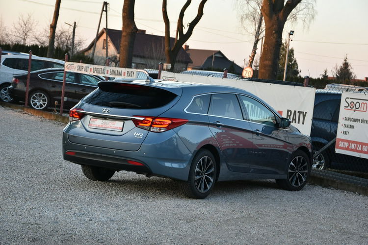 Hyundai i40 1.7CRDi 116KM 2016r. niski przebieg 134tkm LED zdjęcie 5