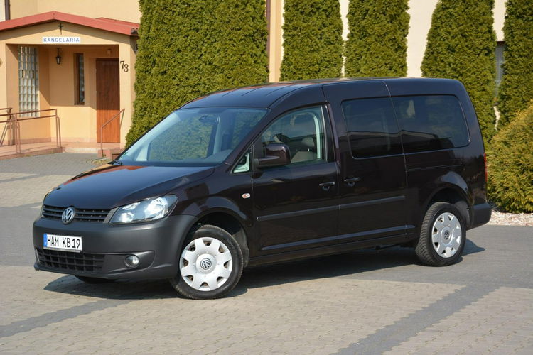 Volkswagen Caddy 106 przebiegu Maxi 7-Foteli Klimatronic Parktronic Aso Vw do końca zdjęcie 3