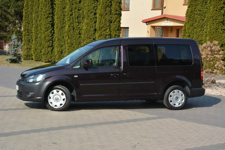 Volkswagen Caddy 106 przebiegu Maxi 7-Foteli Klimatronic Parktronic Aso Vw do końca zdjęcie 4