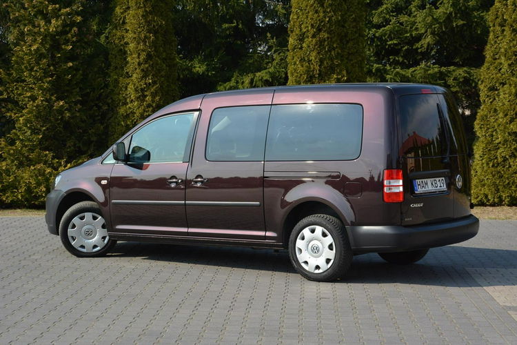 Volkswagen Caddy 106 przebiegu Maxi 7-Foteli Klimatronic Parktronic Aso Vw do końca zdjęcie 5