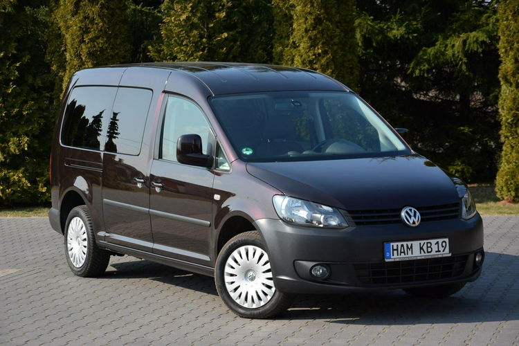 Volkswagen Caddy 106 przebiegu Maxi 7-Foteli Klimatronic Parktronic Aso Vw do końca zdjęcie 9
