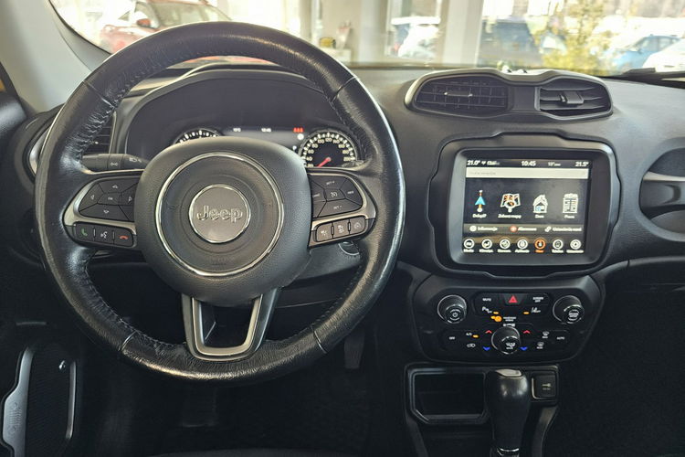Jeep Renegade aktywny tempomat, czytanie znaków, grzane fotele i kierownica zdjęcie 29