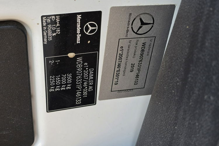 Mercedes Sprinter 319 CDi 3.0 CDi 190KM / Salon PL I-właściciel / 3, 5T na haku zdjęcie 10