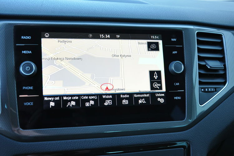 Volkswagen Golf Sportsvan 1.5TSI 150KM DSG Nawigacja AppConnect Czujniki Akt.Temp Gwar. Dealer zdjęcie 14