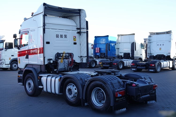 Scania R 520 / 6X2 / V8 / PUSHER / OŚ SKRĘTNA / PO KONTRAKCIE SERWISOWYM zdjęcie 10