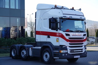 Scania R 520 / 6X2 / V8 / PUSHER / OŚ SKRĘTNA / PO KONTRAKCIE SERWISOWYM