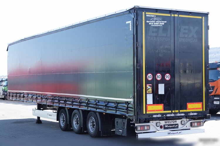 Wielton FIRANKA / MEGA / LOWDECK / OŚ PODNOSZONA / DACH PODNOSZONY zdjęcie 5