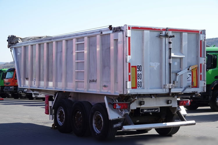 BENALU / WYWROTKA ALUMINIOWA 28 M3 / OŚ PODNOSZONA / WAGA 5100 KG zdjęcie 5