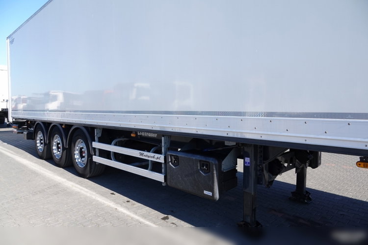 LECITRAILER / FIRANKA KONTENER / WINDA DHOLLANDIA / MOCNA PODŁOGA / OŚ PODNOSZONA  zdjęcie 9