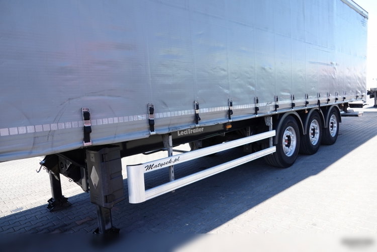 LECITRAILER / FIRANKA KONTENER / WINDA DHOLLANDIA / MOCNA PODŁOGA / OŚ PODNOSZONA  zdjęcie 10