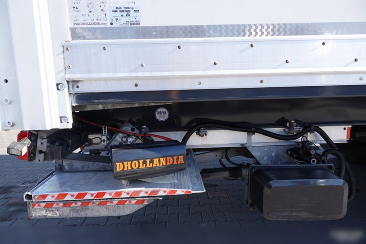 LECITRAILER / FIRANKA KONTENER / WINDA DHOLLANDIA / MOCNA PODŁOGA / OŚ PODNOSZONA  zdjęcie 20