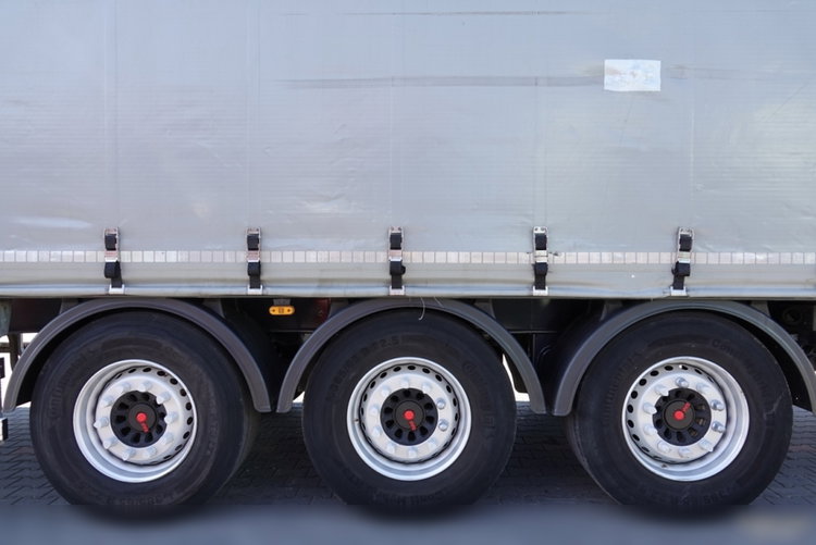 LECITRAILER / FIRANKA KONTENER / WINDA DHOLLANDIA / MOCNA PODŁOGA / OŚ PODNOSZONA  zdjęcie 25