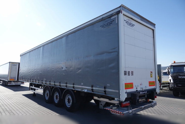 LECITRAILER / FIRANKA KONTENER / WINDA DHOLLANDIA / MOCNA PODŁOGA / OŚ PODNOSZONA  zdjęcie 4