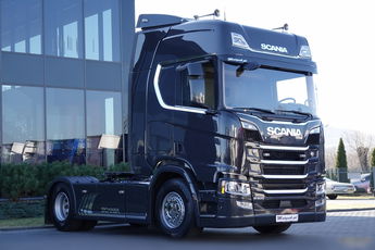 Scania R 500 / RETARDER / CAŁA NA PODUSZKACH / KLIMA POSTOJOWA / OPONY 100 % / PO KONTRAKCIE SERWISOWYM