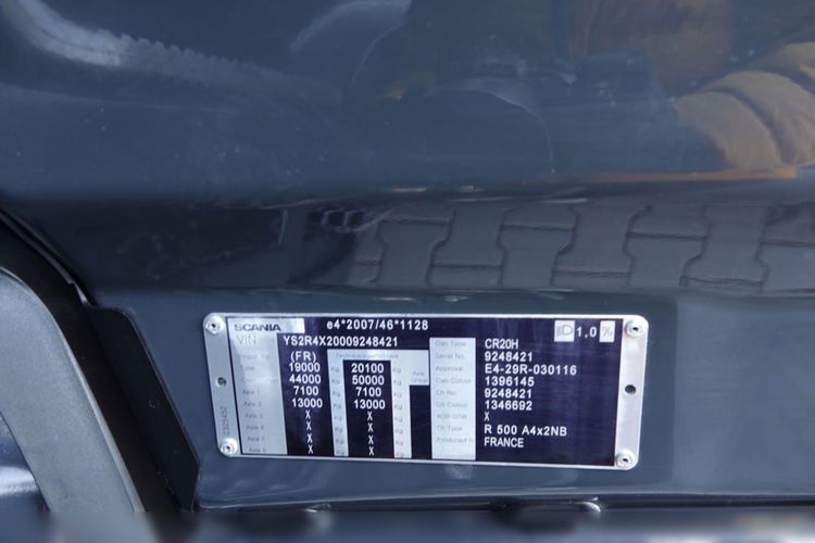 Scania R 500 / RETARDER / CAŁA NA PODUSZKACH / KLIMA POSTOJOWA / OPONY 100 % / PO KONTRAKCIE SERWISOWYM zdjęcie 36