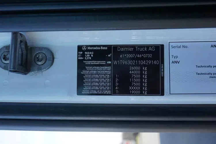 Mercedes ACTROS / 2542 / ACC / E 6 / MP 5 / ZESTAW PRZESTRZENNY / GIGA SPACE zdjęcie 10