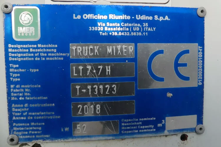 Iveco X WAY 400 SL / 6X4 / BETONOMIESZARKA 7m3 / EURO 6 / zdjęcie 14