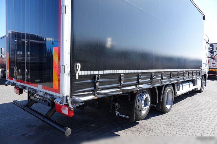 DAF XF 480 / 6x2 / 60m3 / FIRANKA 7.75 m / SOLÓWKA / OŚ PODNOSZONA / KLIMA POSTOJOWA / PO KONTRAKCIE SERWISOWYM zdjęcie 17