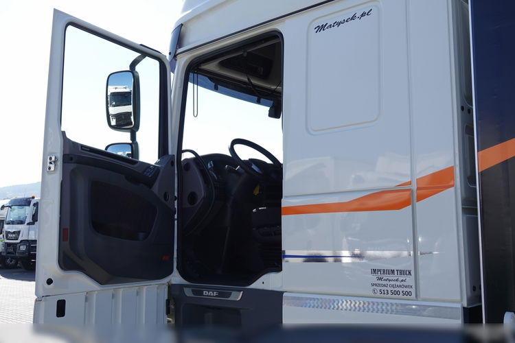 DAF XF 480 / 6x2 / 60m3 / FIRANKA 7.75 m / SOLÓWKA / OŚ PODNOSZONA / KLIMA POSTOJOWA / PO KONTRAKCIE SERWISOWYM zdjęcie 32