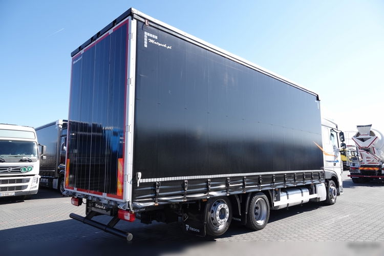 DAF XF 480 / 6x2 / 60m3 / FIRANKA 7.75 m / SOLÓWKA / OŚ PODNOSZONA / KLIMA POSTOJOWA / PO KONTRAKCIE SERWISOWYM zdjęcie 6